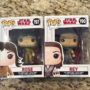 Funko Pop! Star Wars Figures - Rose & Rey
